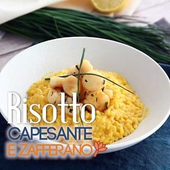 Risotto capesante e zafferano