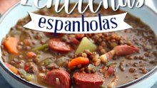 Lentilhas à espanhola (feita com chouriço)