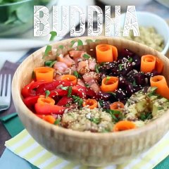 Buddha bowl au saumon