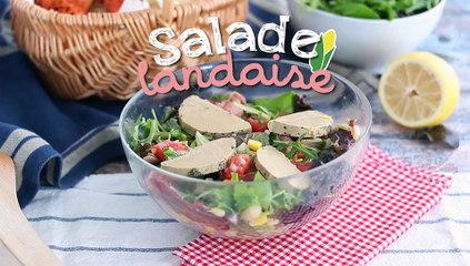 Salade landaise au foie gras (salade périgourdine)