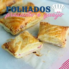 Folhados de queijo e presunto (travesseiros)