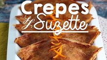 Crepes suzette (crepe de laranja, receita francesa)