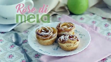 Rose di mele con pasta sfoglia, la ricetta facile e veloce