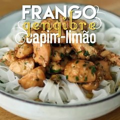 Frango com gengibre e capim-limão (receita afrodisíaca)