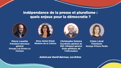Indépendance de la presse et pluralisme  quels enjeux pour la démocratie