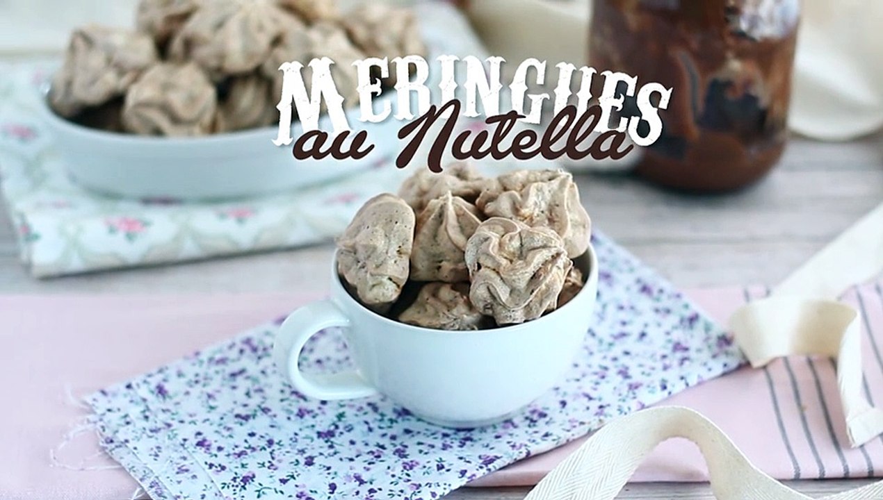 Meringues au nutella