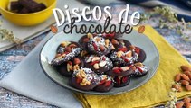 Discos de chocolate (conhecido como mendiantes)