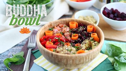 Buddha bowl mit lachs