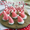 Meringues bonnets de père noël