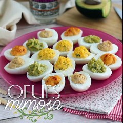 Oeufs mimosa, déclinés en 4 versions