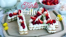 Tarte chiffres ou number cake