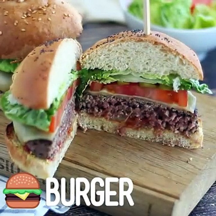 Einfache und schnelle burger