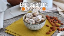 Energy balls de damasco, chá verde e coco ralado (bolas energéticas)