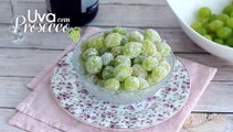 Uvas com prosecco (embriagado de uva)