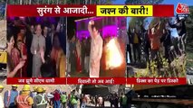 CM Dhami seen dancing with families of rescued laborers