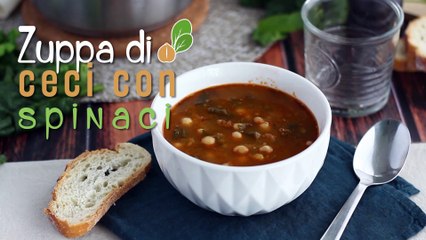 Zuppa di ceci con spinaci