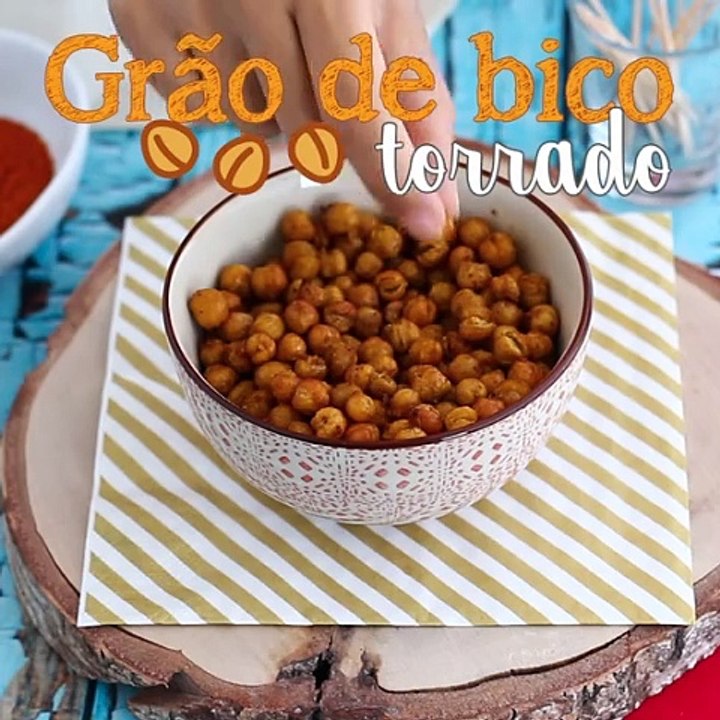 Grão de bico torrados