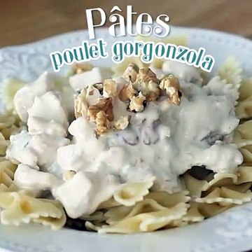 Pâtes au poulet et au gorgonzola