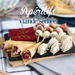 Wraps apéritifs au jambon cru et à la roquette