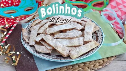 Chiacchiere, bolinhos de carnaval italiano