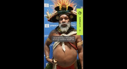 Mundiya Kepanga : "La COP 28, ce sont surtout des paroles mais je ne tiens pas à être négatif"