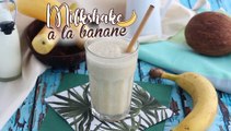Milkshake à la banane et à la vanille