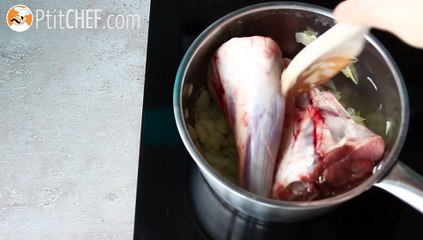 Souris d'agneau confites au miel et au thym