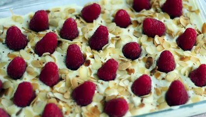 Tiramisu de framboesa (receita simples e deliciosa)