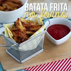 Batatas fritas ao forno (muito crocante)