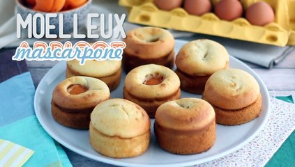 Moelleux aux abricots et mascarpone