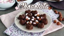Chocolats aux marshmallows et aux noisettes