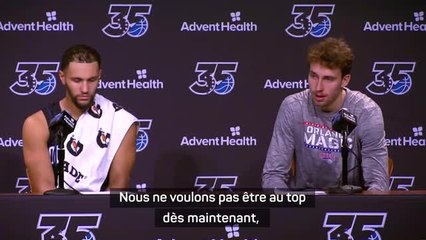 Magic - Wagner et Suggs reviennent sur le bon début de saison d'Orlando