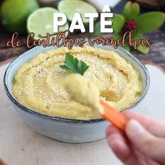 Patê de lentilhas vermelhas