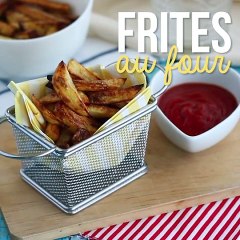 Frites au four croustillantes