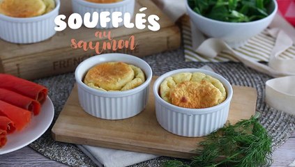 Soufflés au saumon fumé et au fromage frais