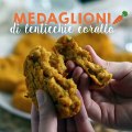 Medaglioni di lenticchie corallo e carote