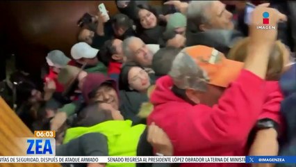 Simpatizantes de MC dan portazo en el Congreso de Nuevo León