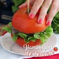 Cheeseburger de tomate