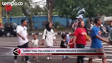 Stadion Manahan Solo Dipercantik Sambut Final Piala Dunia U-17