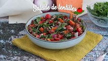 Salade de lentilles et patates douces