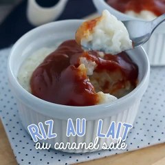 Riz au lait au caramel beurre salé