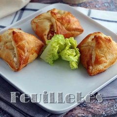 Paniers feuilletés au saumon fumé et fromage de chèvre frais
