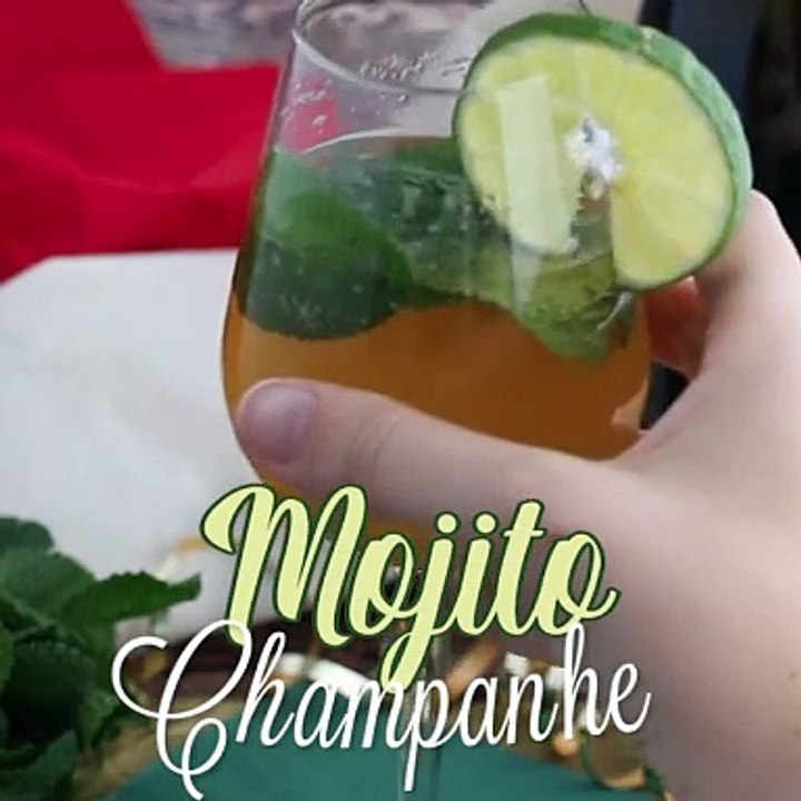 Mojito royal (com champanhe)