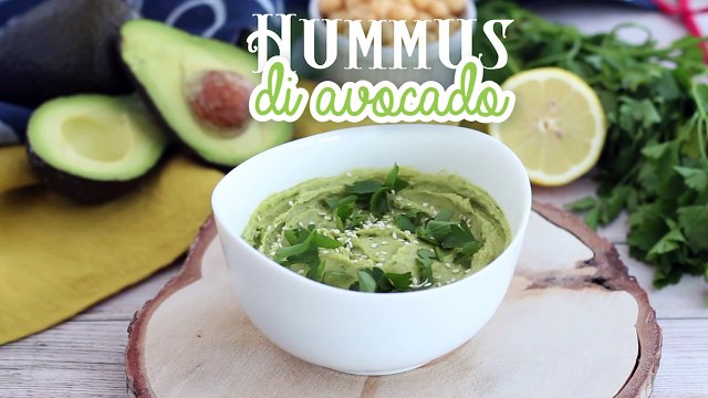 Hummus di avocado