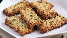 Barras de cereais (chocolate e amêndoas)