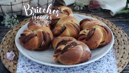 Brioches tressées au nutella