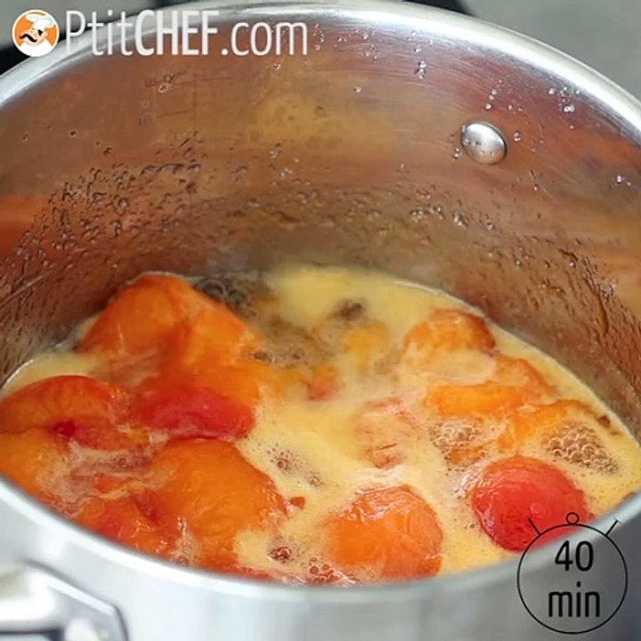 Confiture d'abricots maison