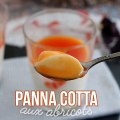 Panna cotta à la vanille et son coulis d'abricots