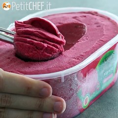 Milkshake vegano lamponi e menta