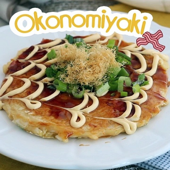 Okonomiyaki - omelette japonaise
